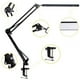 thumbnail image 3 of Lámpara de escritorio LED FlkwoH, lámpara de mesa plegable de 14 W con abrazadera, 10 niveles de brillo x 3 modos de color, lámpara de mesa ajustable, protección para los ojos, adaptador CE de 5 V/2, 3 of 6