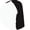 White/Black, variant on Hat and Beyond Kids Premium Colorblock Casual ¾ Raglan Sleeve Baseball T-Shirts