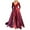 Wine dresses, variant on Wycnly Dresses for Women 2024 Party Prom Fashion Sparkly Sequin Empire Waist Flowy Pleated Slit Swing A Line Long Dresses Color Patchwork Long Sleeve V-Neck Maxi Formal Dresses for Women Blue XXXL
