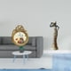 thumbnail image 2 of Marco de fotos redondo,Pequeño cuadro dorado vintage para la pared,Marco de fotos redondo decorativo de resina con ornamentos,Figura de escritorio,Figuras africanas de, 2 of 8