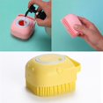 thumbnail image 3 of Baño Masaje Cepillo Jabón Champú Dispensador Perros Gatos Ducha Pet Grooming Peine Amarillo Zulema cepillo de baño, 3 of 7