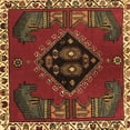 thumbnail image 1 of Ahgly Company Indoor Square Persian Brown Traditional Area Rugs, 8' Square, 1 of 4