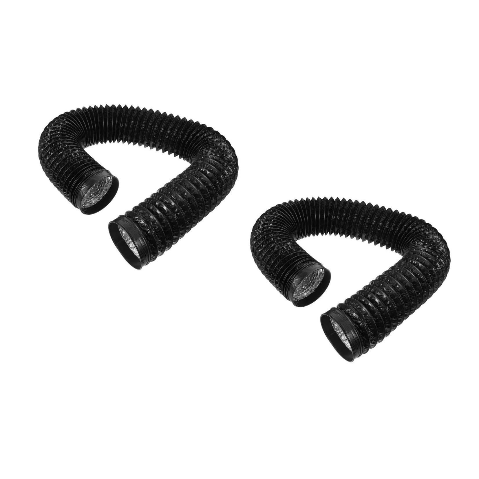 UPGRATOR 2-Pack Flexible Aluminum Dryer Vent Hose, Heavy Duty Air Duct for Dryer Exhaust, Ventilation, Heating & Cooling Systems