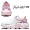 thumbnail image 5 of CHICVOMEY Women's Platform Walking Sneakers - Thick-Soled Breathable Running Sneakers with Arch Support Non-Slip - Lightweight Casual Outdoor Travel Shoes, 5 of 9