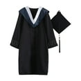 thumbnail image 2 of Jiaroswwei 1 Set Beautiful Fine Knitted Graduation Uniform Polyester Elegant Festive Touch Graduation Dress for Photography, 2 of 8