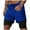 Blue, variant on AHTJRT Mens Lightweight Quick Dry Athletic Running Shorts with Zipper Pockets Gym Workout Shorts Black L