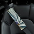 thumbnail image 4 of WYYP Flowers Blue Center Leaves Car Seat Belt Pad Cover Comfortable Car Seat Strap Pads Ideal for Car Interior Accessories 1Pcs, 4 of 5