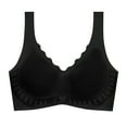 thumbnail image 2 of purcolt Womens Comfort Ice Silk Bras Seamless Wireless Push Up Supportive Bralettes No Underwire Smoothing Full Coverage Everyday Bra, 2 of 4
