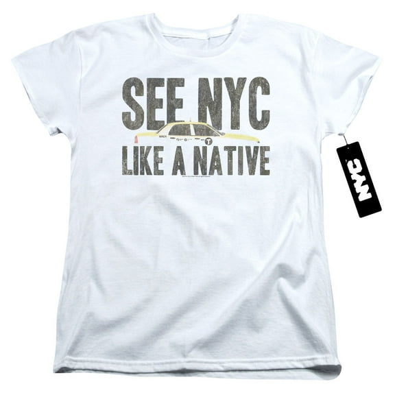 New York City Nyc Like A Native Women's T-Shirt White