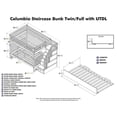 thumbnail image 4 of Leo & Lacey Full Over Full Staircase Trundle Bunk Bed, 4 of 4
