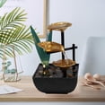 thumbnail image 3 of Fuente de escritorio Shui, manualidades con cable eléctrico de rocas de río, fuente interior para amigos, oficina, meditación, accesorios de SM SunniMix cascada de fuente interior, 3 of 7