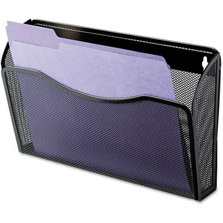 - Single Pocket Wire Mesh Wall File, Black, Pendaflex CutLess File Folders, 1/3 Cut, Top Tab, By Rolodex,USA