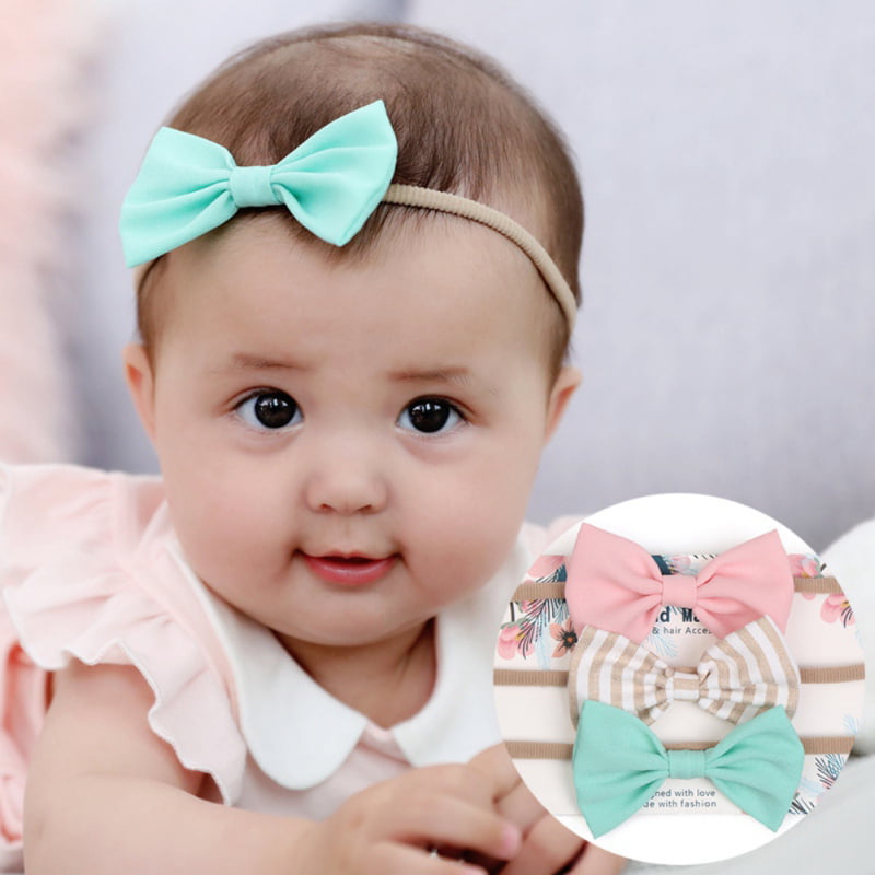 Newborn Baby Girls Infant Toddler Cute Crown Flower Headband Hair Band Headwear· 