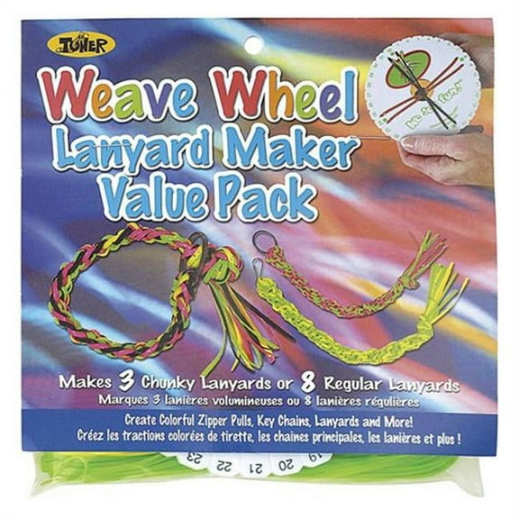 Lanyard Maker Value Pack Weave Wheel - Pack of 24