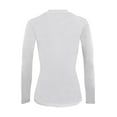 thumbnail image 2 of Womens Long Sleeve T Shirt With Super-Soft Stretch Fabric Round Neck T-Shirts, 2 of 5