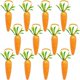 thumbnail image 1 of L-Adornos colgantes de zanahoria de Pascua - 12 piezas Zanahorias artificiales con purpurina de espuma premium para decoración de Pascua, 1 of 5