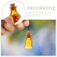 Gong 9pcs Small Glass Bottles Mini Glass Jars with Cork Stoppers for