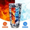 thumbnail image 5 of Vsdgher White Leaves 20 Oz Stainless Steel Vacuum Insulated, Travel Mug Coffee Cup for Home, Office, Outdoor Works Great for Ice Drinks and Hot Beverage -Without Straw, 5 of 8
