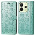 thumbnail image 4 of Funda Cartera FOXDOCK para Xiaomi Redmi Note 14 4G , Flip PU con Relieve de Gatos y Perros, Tarjetero y Soporte, 4 of 6