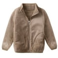 thumbnail image 3 of YTDSCS Kids Toddler Baby Spring Fall Jacket for Boys Girls,2-10 Years Long Sleeve Plush Fleece Comfortable Coat Casual Zip Up Outwear, 3 of 9