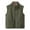 Army Green, variant on SELONE Vest Toddler Boy with Pockets Fleece Zipper Solid Sleeveless Fall Winter Outwear Army Green 7 Years