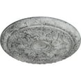 thumbnail image 3 of Ekena Millwork 20"OD x 1 5/8"P Baile Ceiling Medallion (Fits Canopies up to 3 1/4"), Hand-Painted Ultra Pure White Crackle, 3 of 7