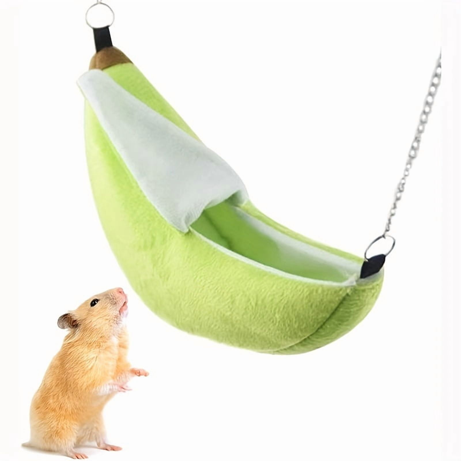 1pc Hamster Hideout Cage Print Fleece Guinea Pig Sugar Glider Sleeping Bed Rodent Hammock Rat Little House Animals Supplies