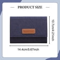 thumbnail image 3 of Bolsa para transportar aceites esenciales, solo bolso, de mezclilla lavada, con capacidad para 6 botellas (10 ml), para botellas roller, bolsa para, 3 of 3