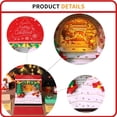 thumbnail image 6 of BNNG 2026 Time Piece Calendar 3D Castle Desk Calendar with LED Lights Memo Pad Paper Tear Away Carving Art Notepad Gift for Thanksgiving Christmas Housewarming Office Desktop Decoration, 6 of 9