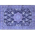 thumbnail image 1 of Ahgly Company Indoor Rectangle Persian Blue Traditional Area Rugs, 2' x 5', 1 of 4