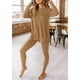 thumbnail image 3 of Conjunto de 2 Piezas para Mujer PRETTYGARDEN Khaki XXL, 3 of 8
