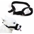 thumbnail image 1 of Apuakthei 1 pieza 18-24 cm bozal para perro bozal de nailon ajustable bozal antiladridos bozal suave ajustable para perros pequeños y medianos, 1 of 5