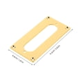 thumbnail image 2 of Moluckfu 2Ud Marco Para Pastilla Guitarra Eléctrica En Metal Dorado Para Uso Y Protección Eficaz, 2 of 8