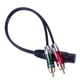 thumbnail image 5 of Accesorios para computadoras 3 pines XLR a 2 RCA Cable Adaptador de audio Cable Conector de metal Hugtrwg Para estrenar, 5 of 6
