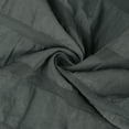 thumbnail image 4 of Unique Bargains Polyester Ruffles Pleated Pillow Shams Set of 2 with Envelope Closure Grey Queen, 4 of 7