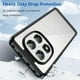 thumbnail image 2 of For Xiaomi Redmi Note 14 Pro 5G Case TPU Acrylic Protective Clear Phone Cover - Black, 2 of 5
