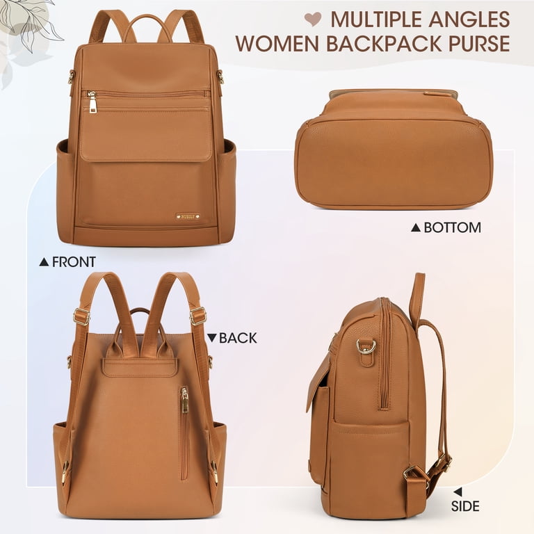 NUBILY Backpack Purse for Women Leather Anti-Theft Mini 