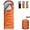 Orange/Right Zip, variant on Sleeping Bags for Adults, Teens & Kids - Use for 3-4 Seasons, Warm & Cold Weather - Lightweight,Waterproof, Use for Backpacking, Hiking and Camping