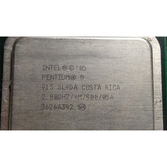 Cpu intel pentium d 915 sl9da 2.80ghz/4m/800/05a