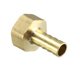 thumbnail image 3 of Conector adaptador de manguera con espiga de latón 10mm Barbed x 1/2 PT hembra 2pcs, 3 of 4