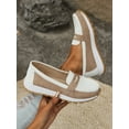 thumbnail image 5 of Summer Hollow Out New Leather Shoes Middle-Aged Mom Women Shoes Flat Peas Shoes Women Soft Bottom Wedge Heel Hollow Shoes Women, 5 of 7