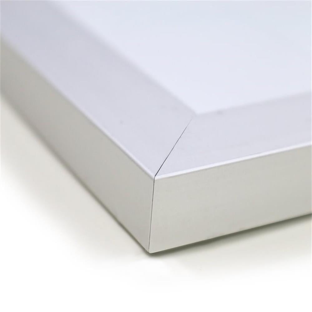 Pemberly Row 48.5" x 96.5" Aluminum Fr. Ceramic Mag Whiteboard