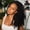 16 Inch, variant on Burmese Curly Half Wig Human Hair for Black Women Spiral Curl Ends Glueless Wear & Go Drawstring Wig 180% Density Flip Over Beginner Friendly No Glue No Sew Natural Black