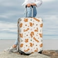 thumbnail image 5 of Cauagu Cute Squirrel Fall Print Travel Luggage Cover,Travel Dust-proof Suitcase Cover Softside Suitcase Protector for 18-32inch,Not Included Suitcase, 5 of 8