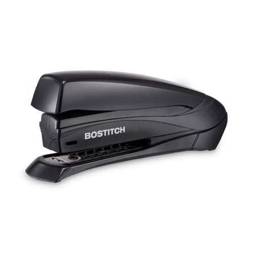 "Inspire Spring-Powered Full-Strip Stapler, 20-Sheet Capacity, Black | Bundle of 5"