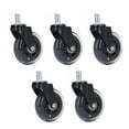 thumbnail image 1 of Roulette de Chaise Droite, 5 Pcs Grande Capacité de Charge Résistant aux Rayures Roue Pivotante de Chaise de Remplacement, 1 of 7