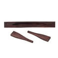 thumbnail image 4 of HEVIRGO 3Pcs Gypsy Jazz Guitar Wooden Bridge Set Musical Instrument Accessories Parts, 4 of 7