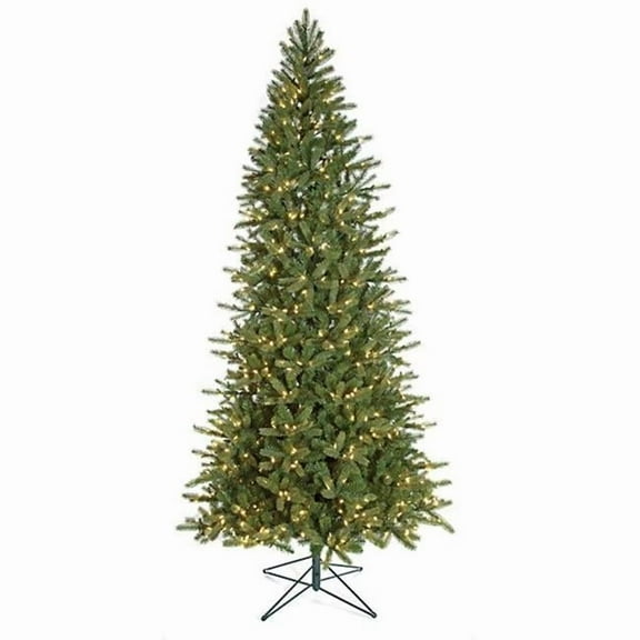 C-121120-1 12 ft. Slim Spruce Tree, Green - Lights Not Included