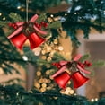 thumbnail image 6 of Fwttom Christmas Bells for Decoration, Wrought Iron Bells Christmas Decor with Branch Pine Cones, Christmas Decorations Bells for Holiday, Party, Wedding & Xmas Tree, 6 of 6