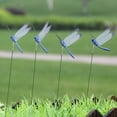thumbnail image 4 of 10PCS Dragonfly Garden Stakes, Simulation Insect Ornaments, Spring-Connected Movable Wings, Plastic Material, Flower Pot Yard Decor, Suitable for Indoor Outdoor Gardens Potted Plants, 4 of 5